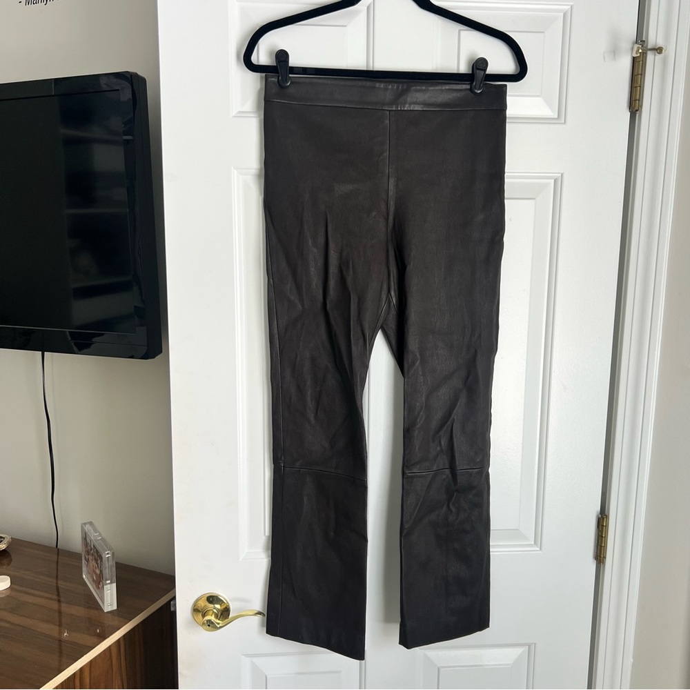 LIKE NEW THEORY LEATHER PANTS